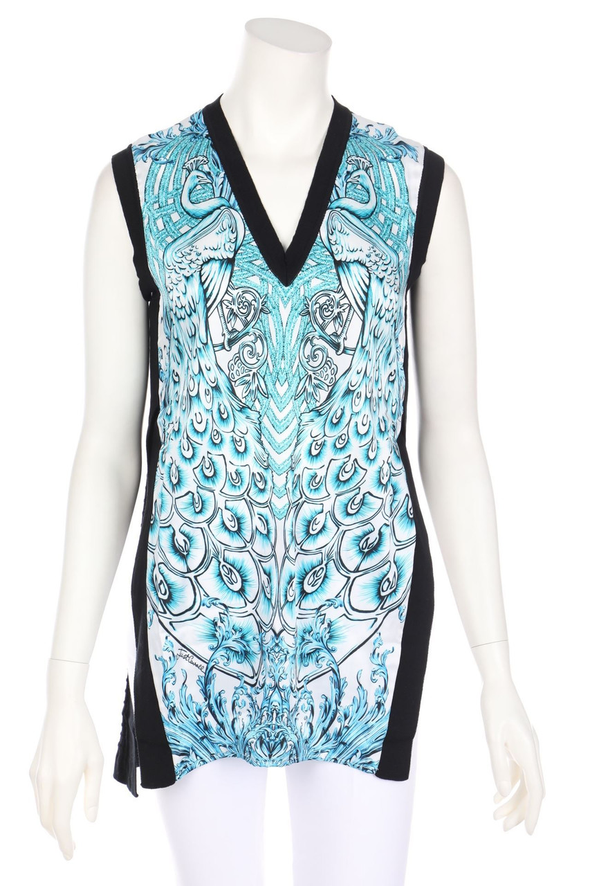 Just cavalli - Strick-Top mit Print - S