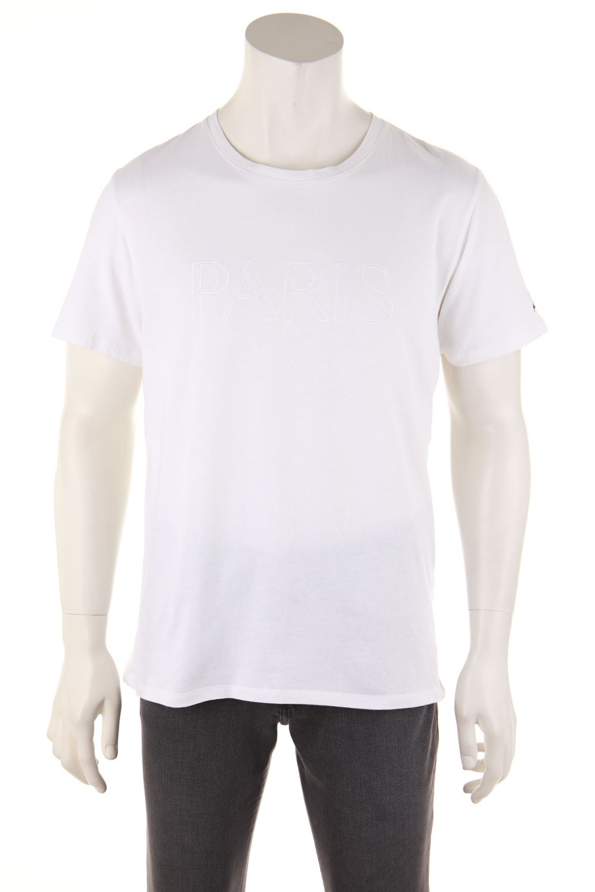 A.P.C. - T-Shirt mit Logo-Stickerei - M