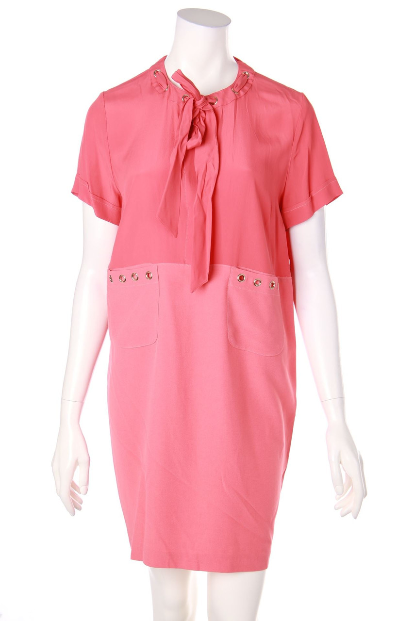 ATOS LOMBARDINI - Kleid mit Seide mit Schnürung - D 38