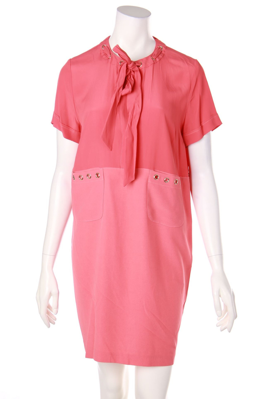 ATOS LOMBARDINI - Kleid mit Seide mit Schnürung - D 38