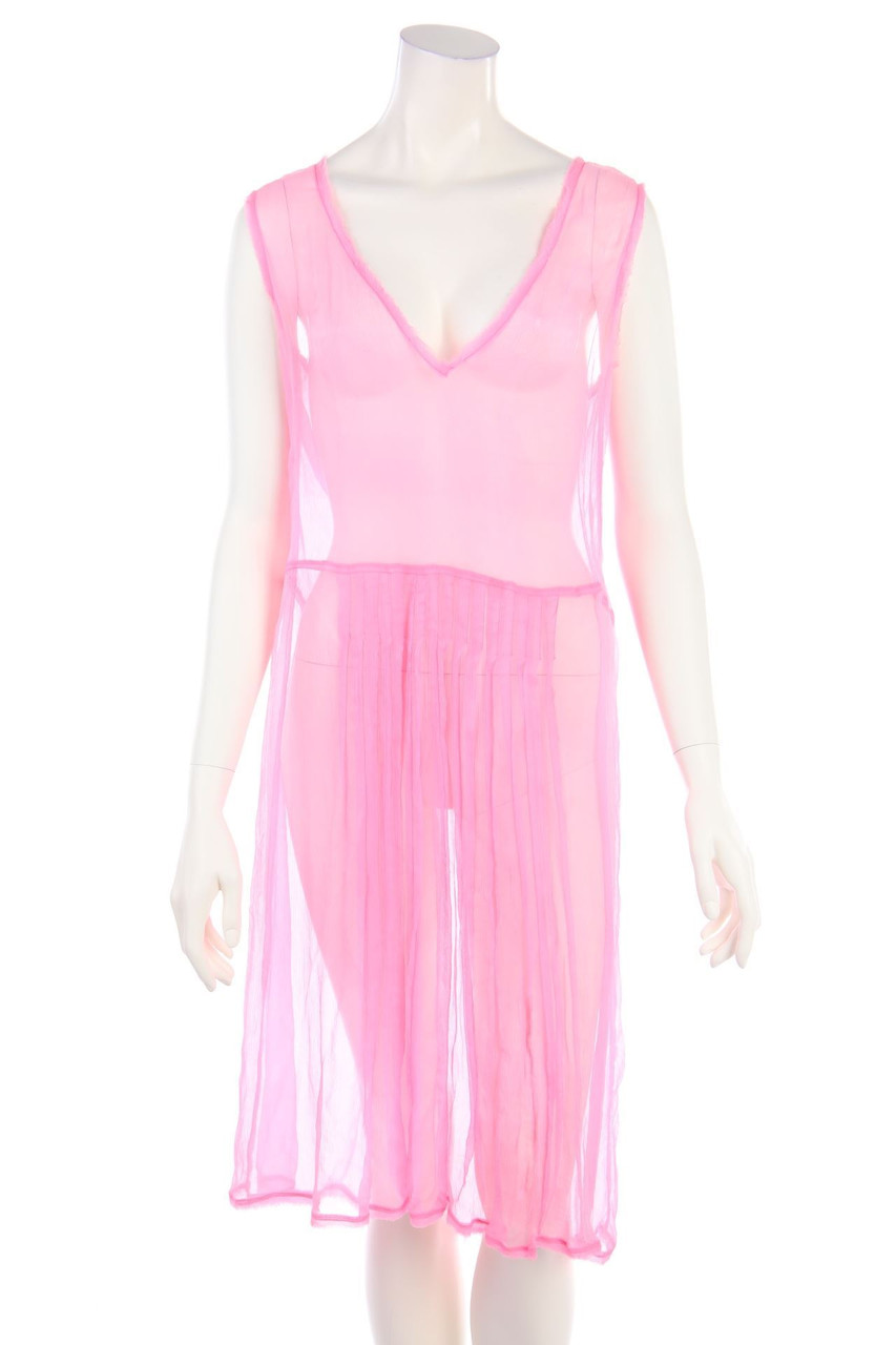 MALIPARMI - Chiffon-Kleid aus Seide - D 36