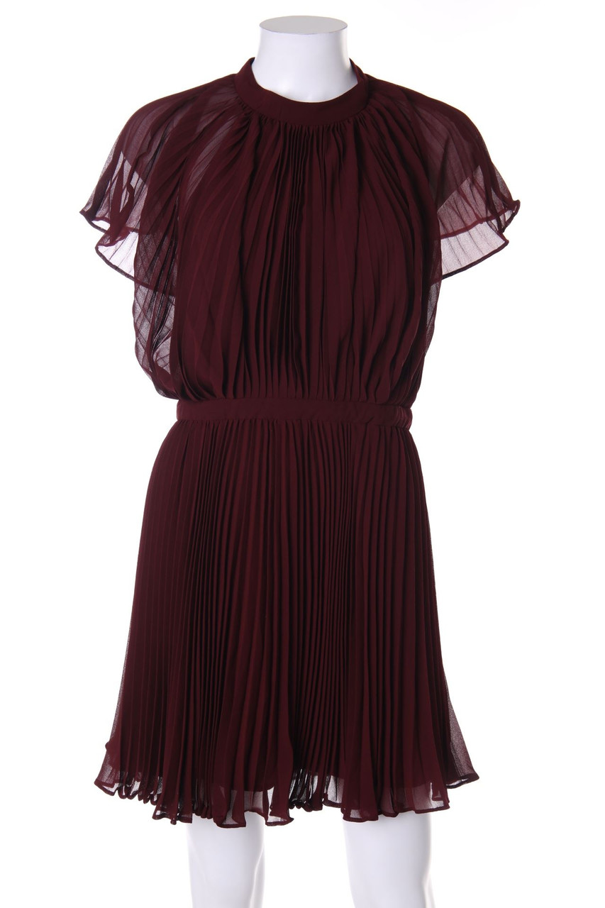 KEEPSAKE - Plissee-Kleid mit Rückenausschnitt - L