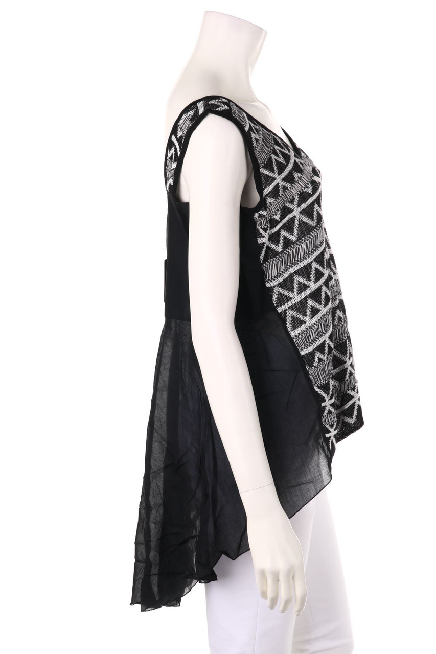 (nude) - Blusentop mit Zickzack-Muster - D 38