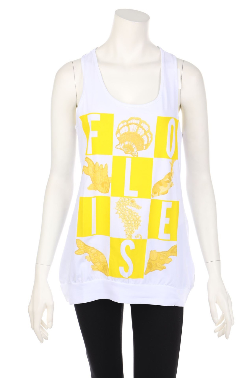 BLUGIRL Folies - Tanktop mit Logo-Print - D 40