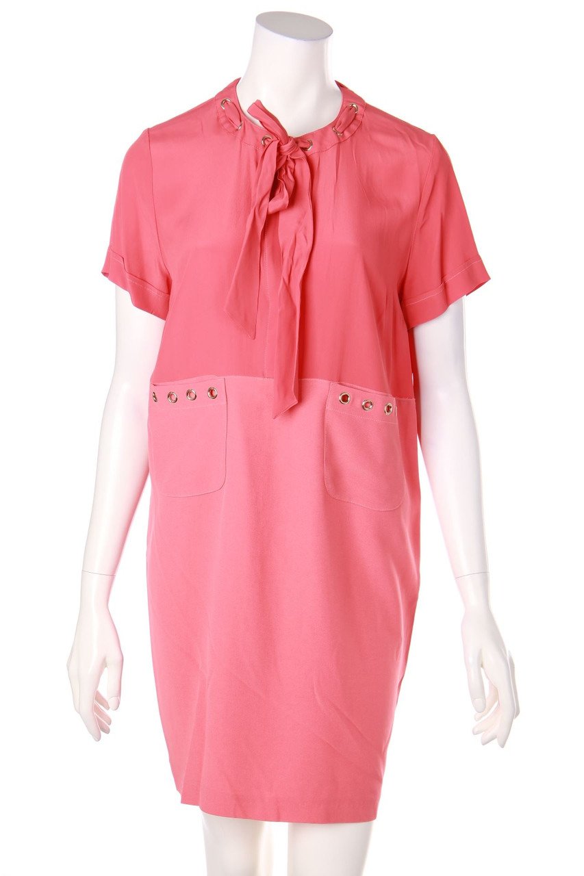 ATOS LOMBARDINI - Kleid mit Seide mit Schnürung - D 40