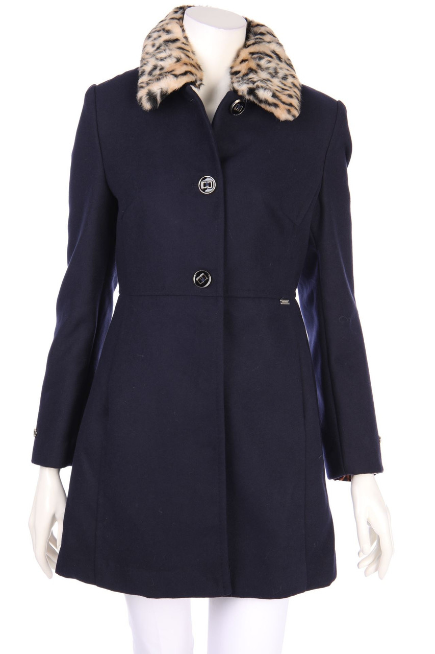 nenette - Mantel mit Faux Fur-Kragen - D 42