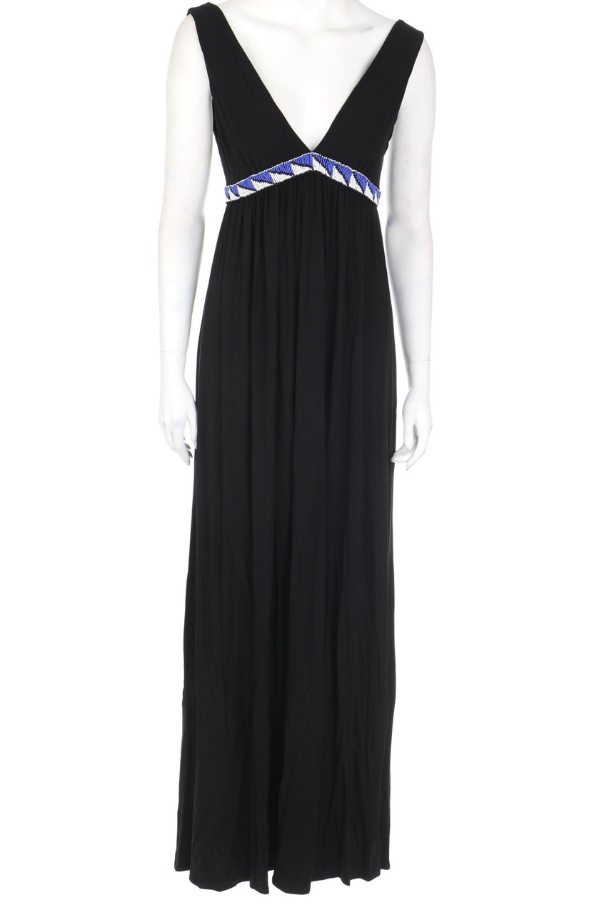 PAROSH - Maxi-Abendkleid mit Perlen - S