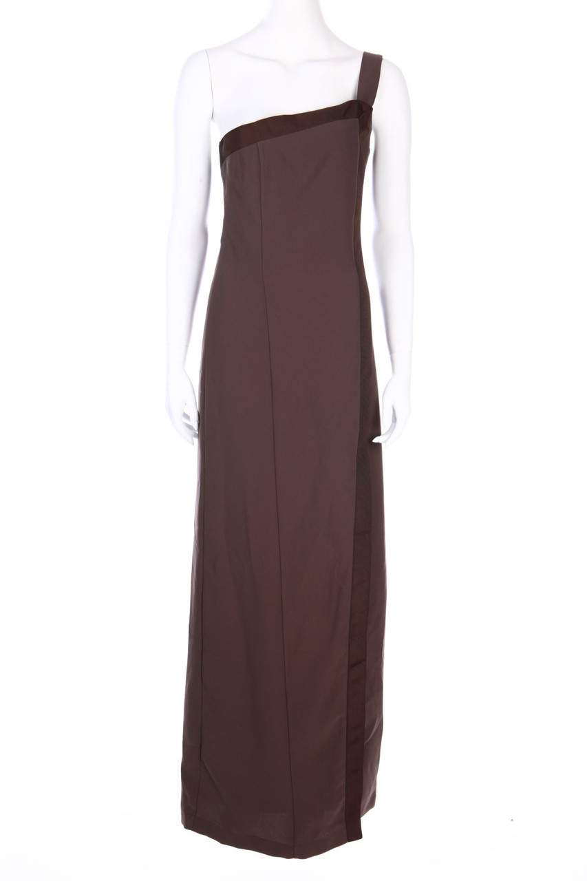 SIENNA - One Shoulder-Maxi-Kleid mit Reißverschluss - S