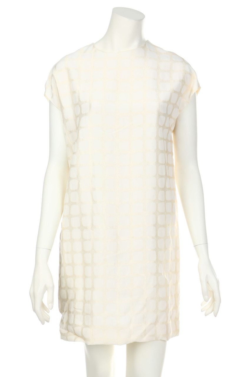 TIZIANA PAVONCELLI - Shift-Kleid mit Seide - D 34