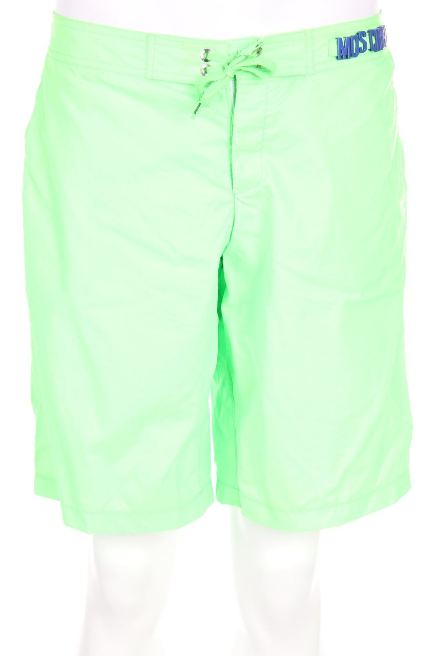 MOSCHINO - Schwimm-Shorts mit Logo-Applikation - 48