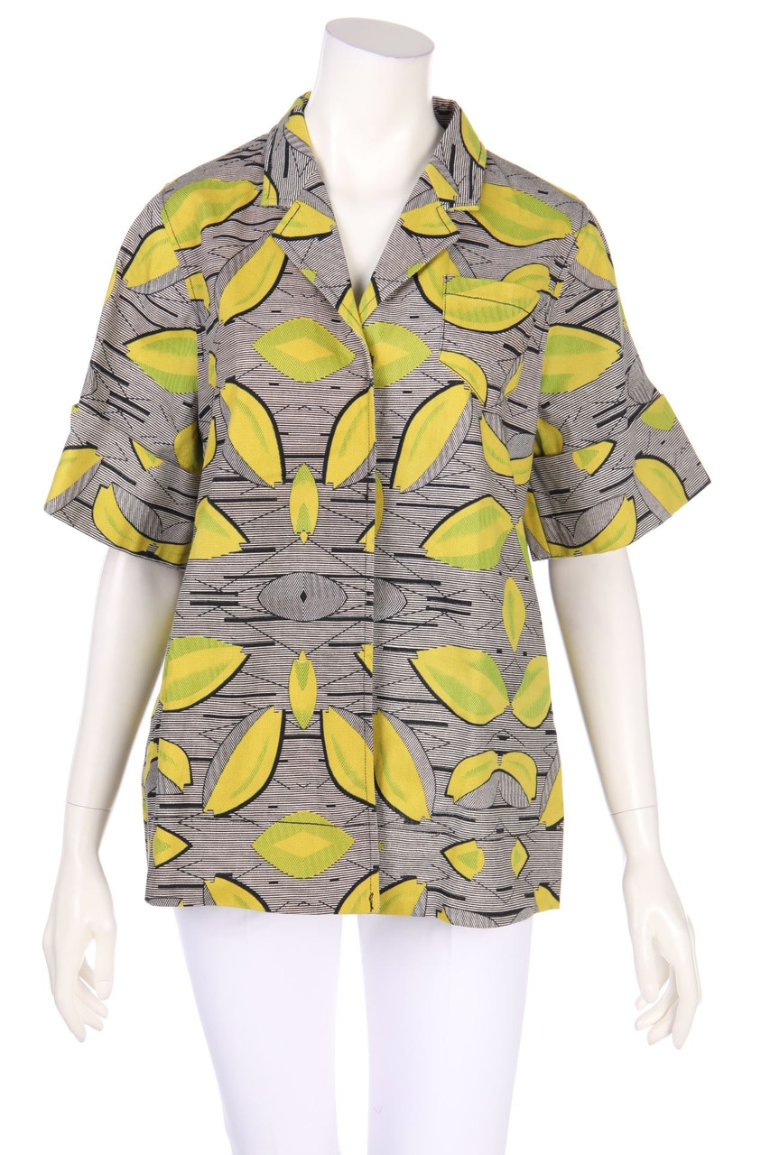 ESSENTIEL Antwerp - Kurzarm-Blazer mit Print - D 40