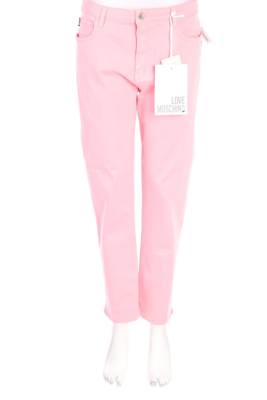 LOVE MOSCHINO - Straight Cut Jeans mit Logo-Stickerei - W29