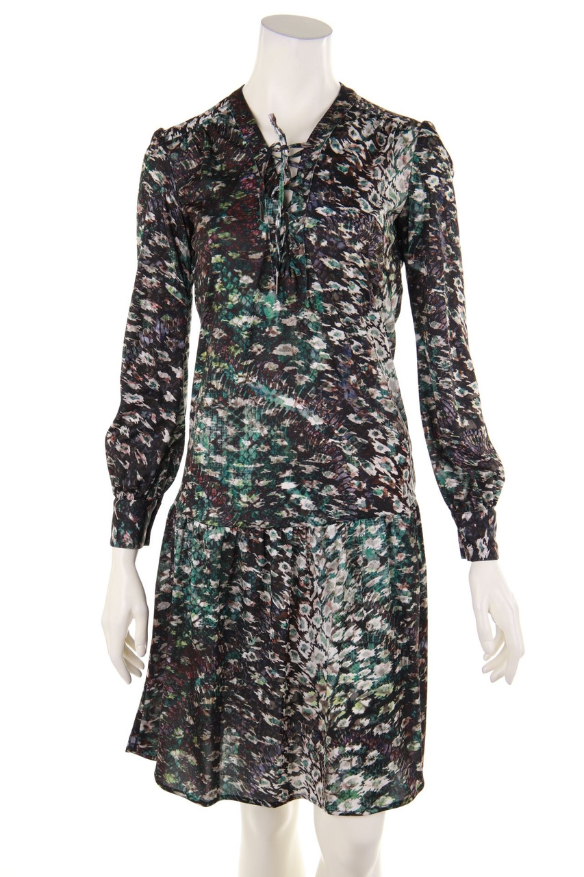 RICHMOND DENIM - Muster-Kleid mit Schnürung - D 34