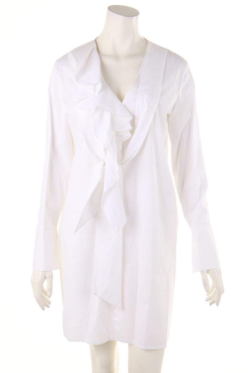 CLARA KITO - Kleid aus Baumwolle mit Volants - D 38