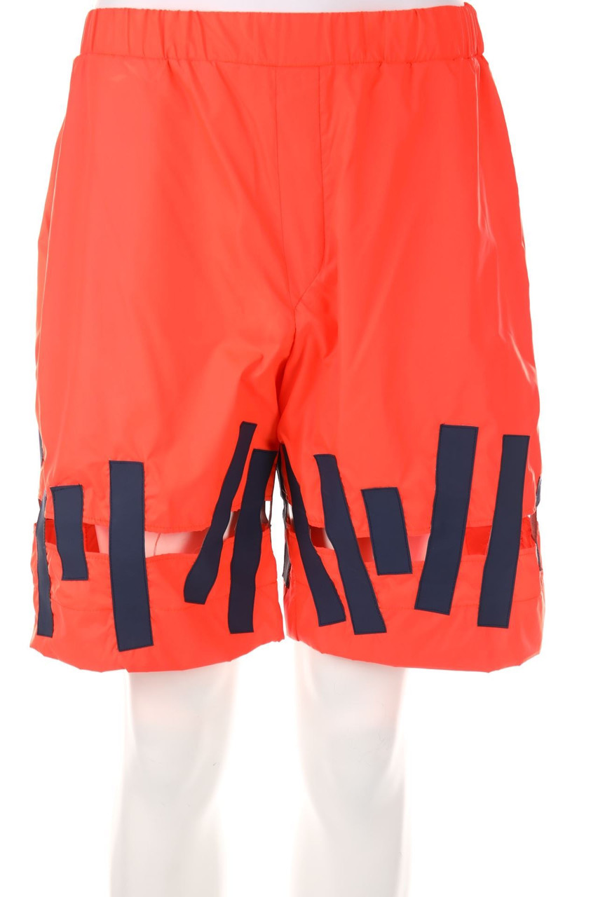 CHRISTOPHER SHANNON - Neon-Schwimm-Shorts mit Cut-outs - S