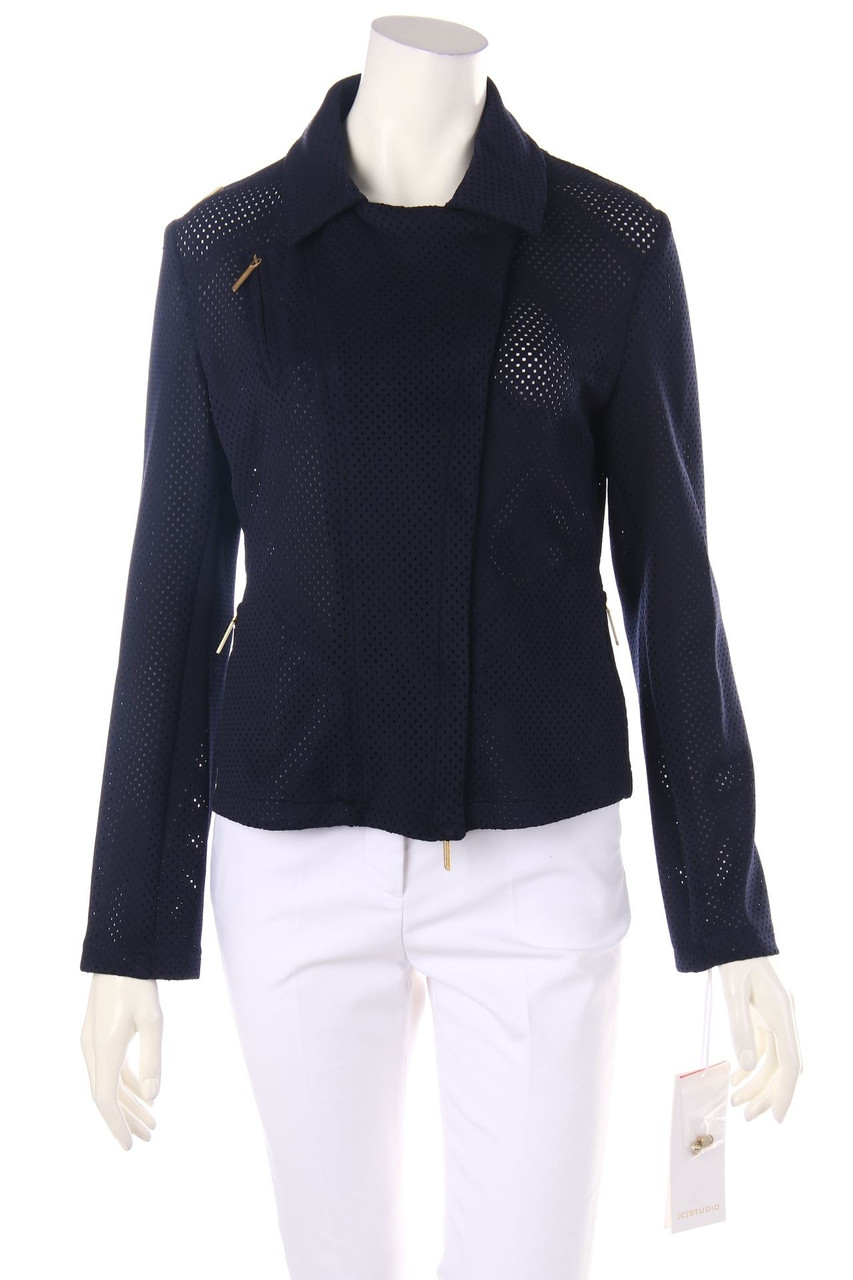 C STUDIO - Jacke aus Mesh mit asymmetrischem Schnitt - D 40