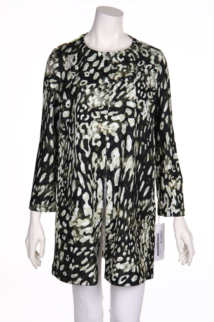 C STUDIO - Neopren-Mantel mit Print - D 38