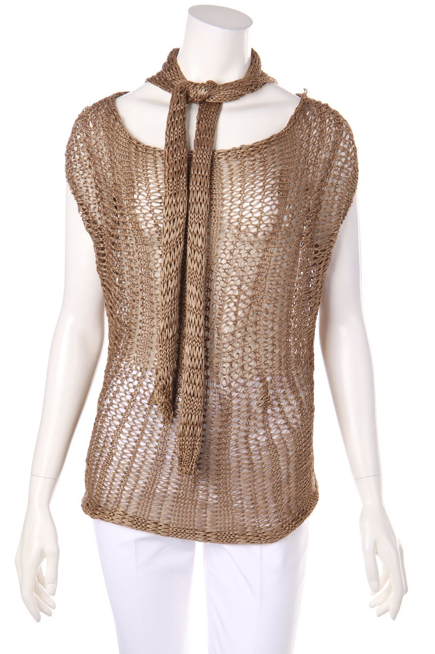 RICHMOND DENIM - Strick-Top mit Schluppe - D 42