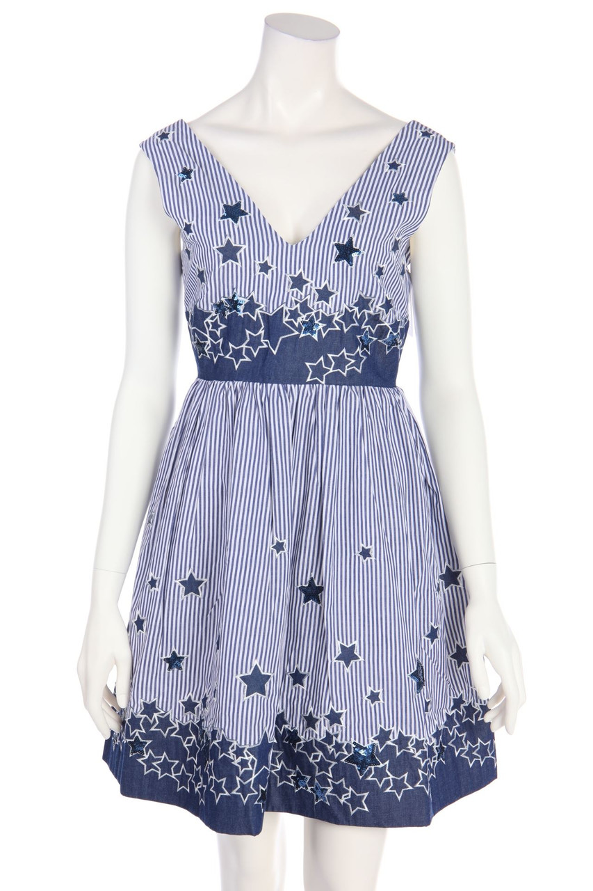 MANOUSH - Kleid mit Stickereien mit Pailletten - D 36