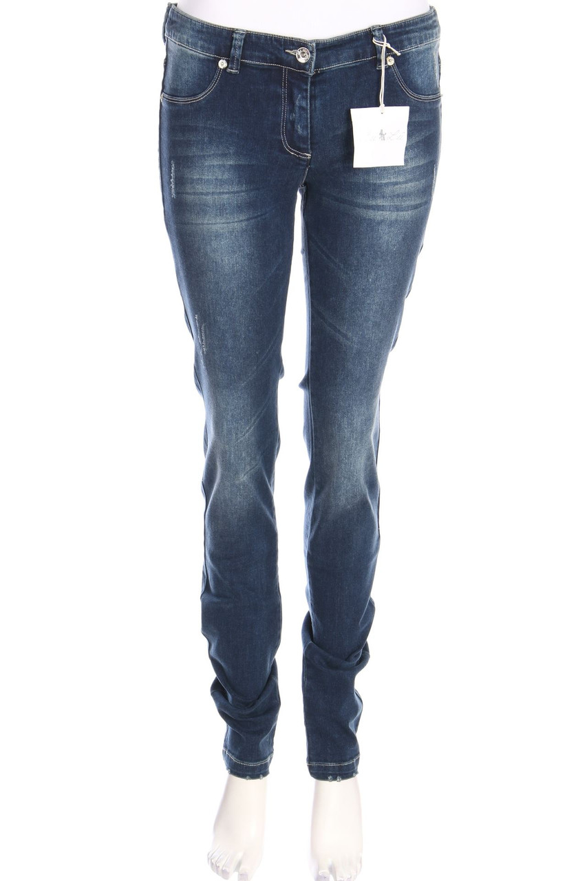 L:Ú L:Ú - distressed Used Look-Jeans - 164