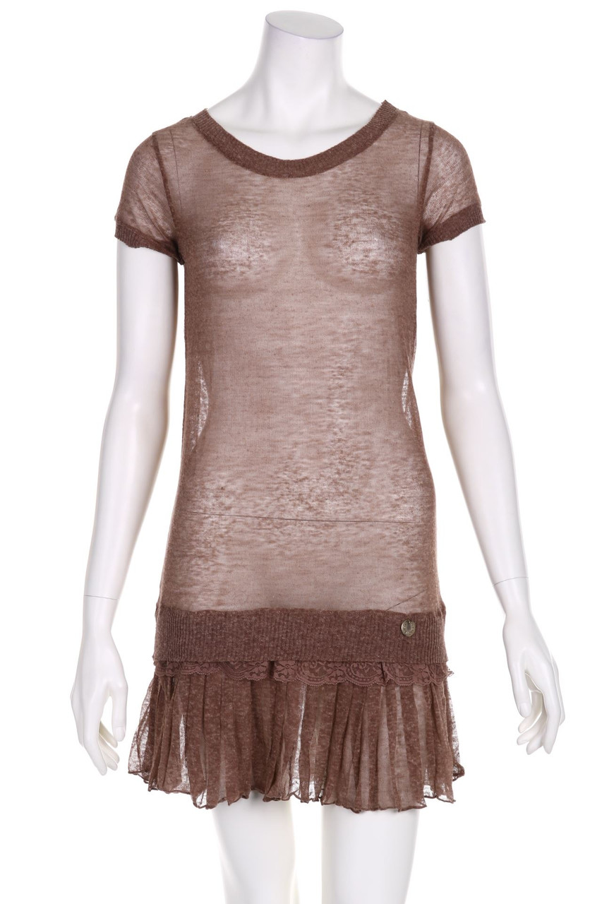 REBEL QUEEN by LIU JO - Strickkleid aus Leinen-Mix - D 34