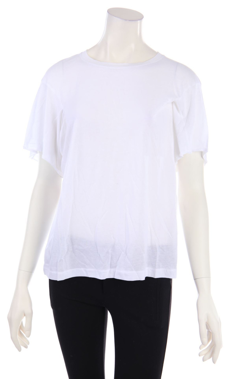 HELMUT LANG - Kurzarm-Shirt aus Baumwoll-Mix - S