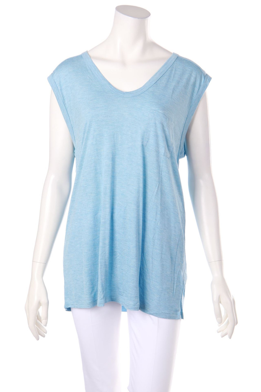 T Alexander Wang - Top aus Viskose mit aufgesetzten Taschen - L