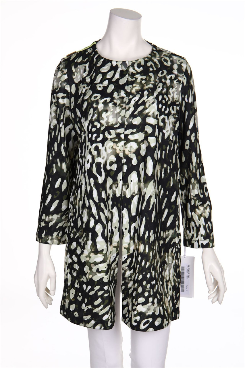 C STUDIO - Neopren-Mantel mit Print - D 36