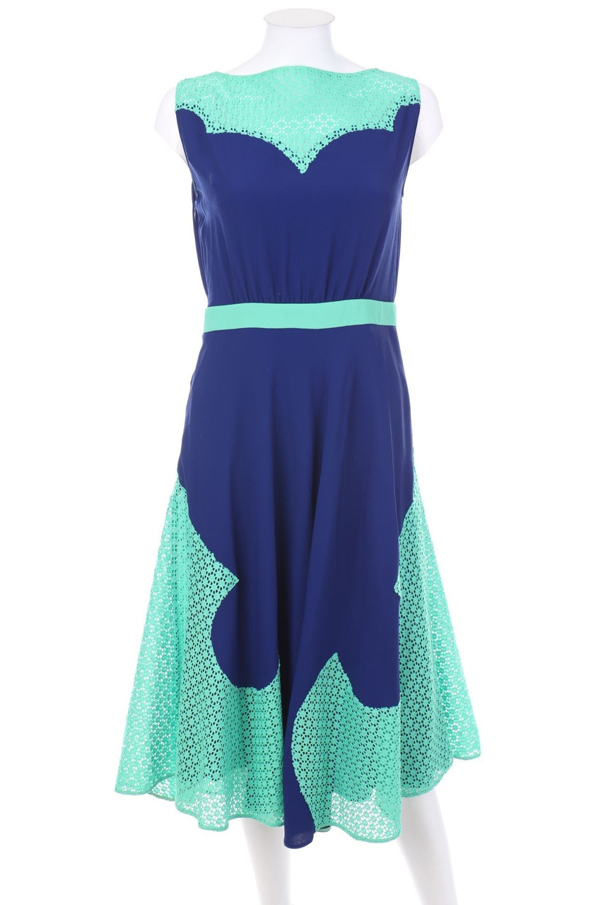 M MISSONI - Cocktailkleid aus Seiden-Mischung mit Spitze - D 38