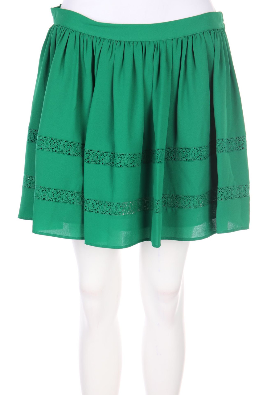 AJ ARMANI JEANS - Minirock mit Spitzen-Einsatz - D 36