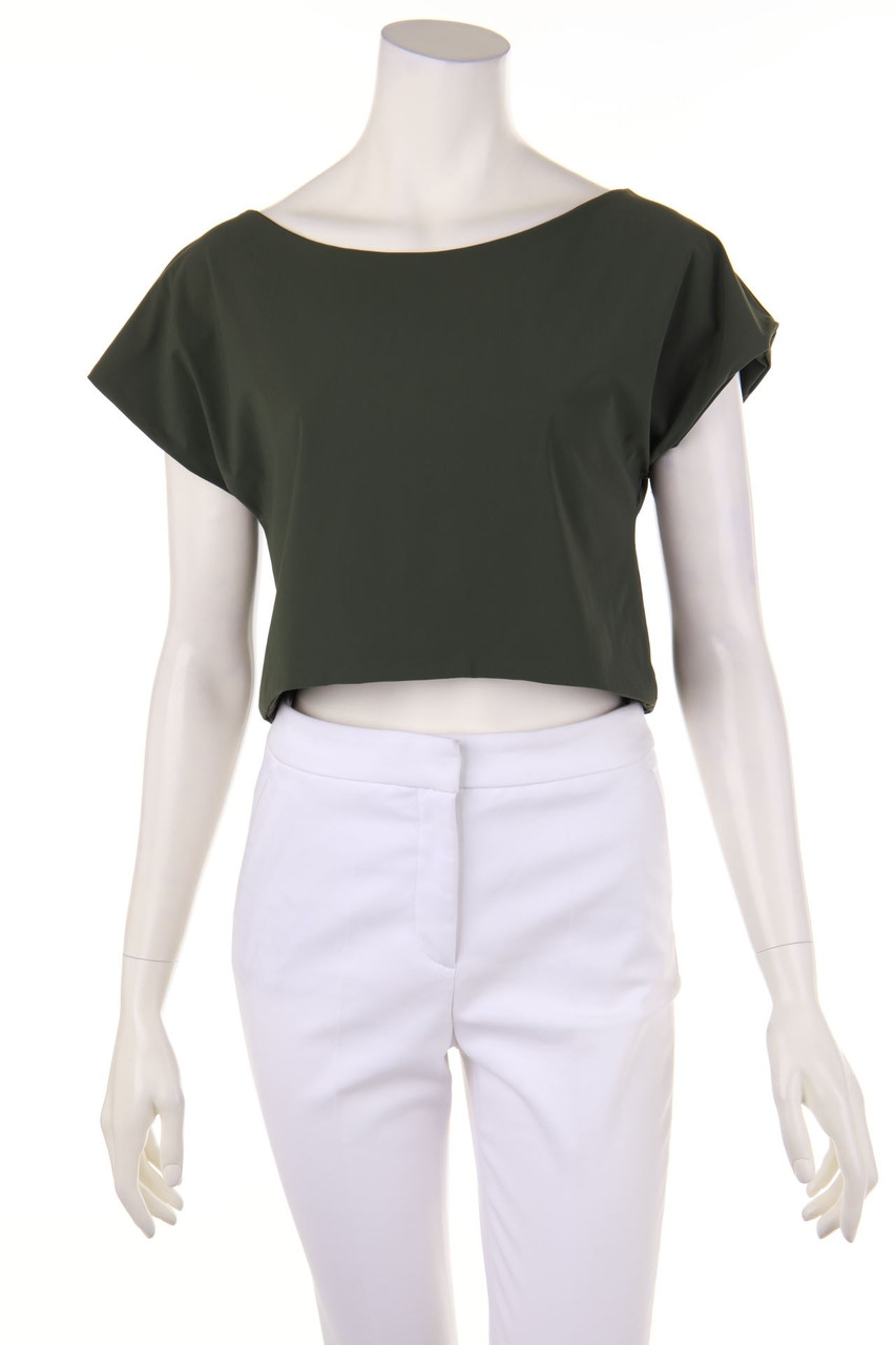 christies à porter - Cropped-Kurzarm-Bluse - D 36