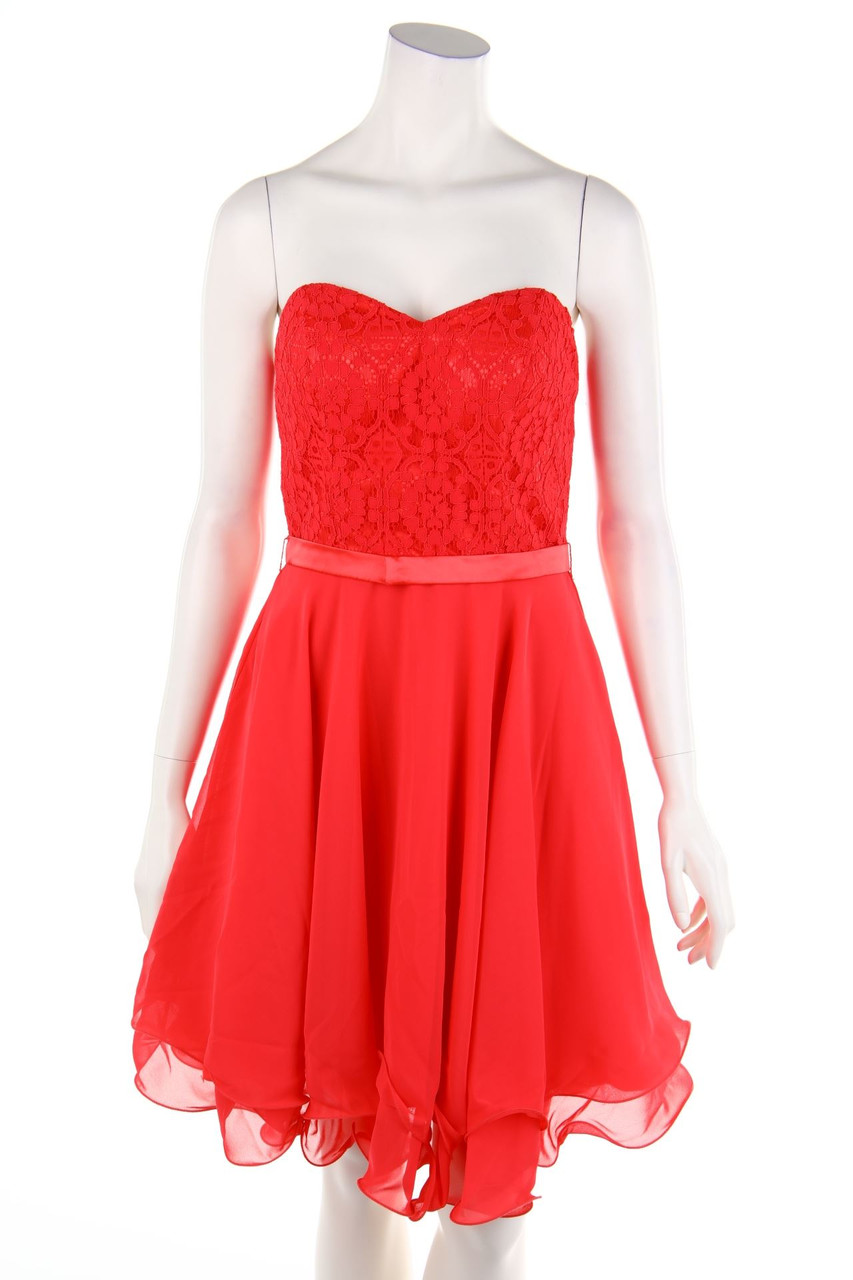 CHANTAL LENOIR - Abendkleid mit Spitze - D 38