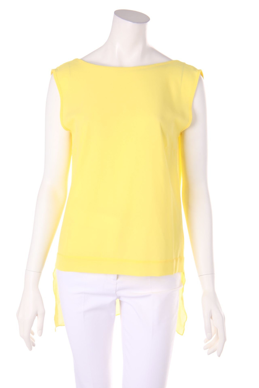 MIA SULIMAN - Vokuhila-Chiffon-Bluse - D 38