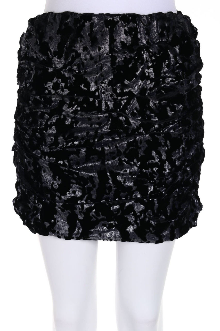 maje - Minirock mit Metallic-Effekt - D 38