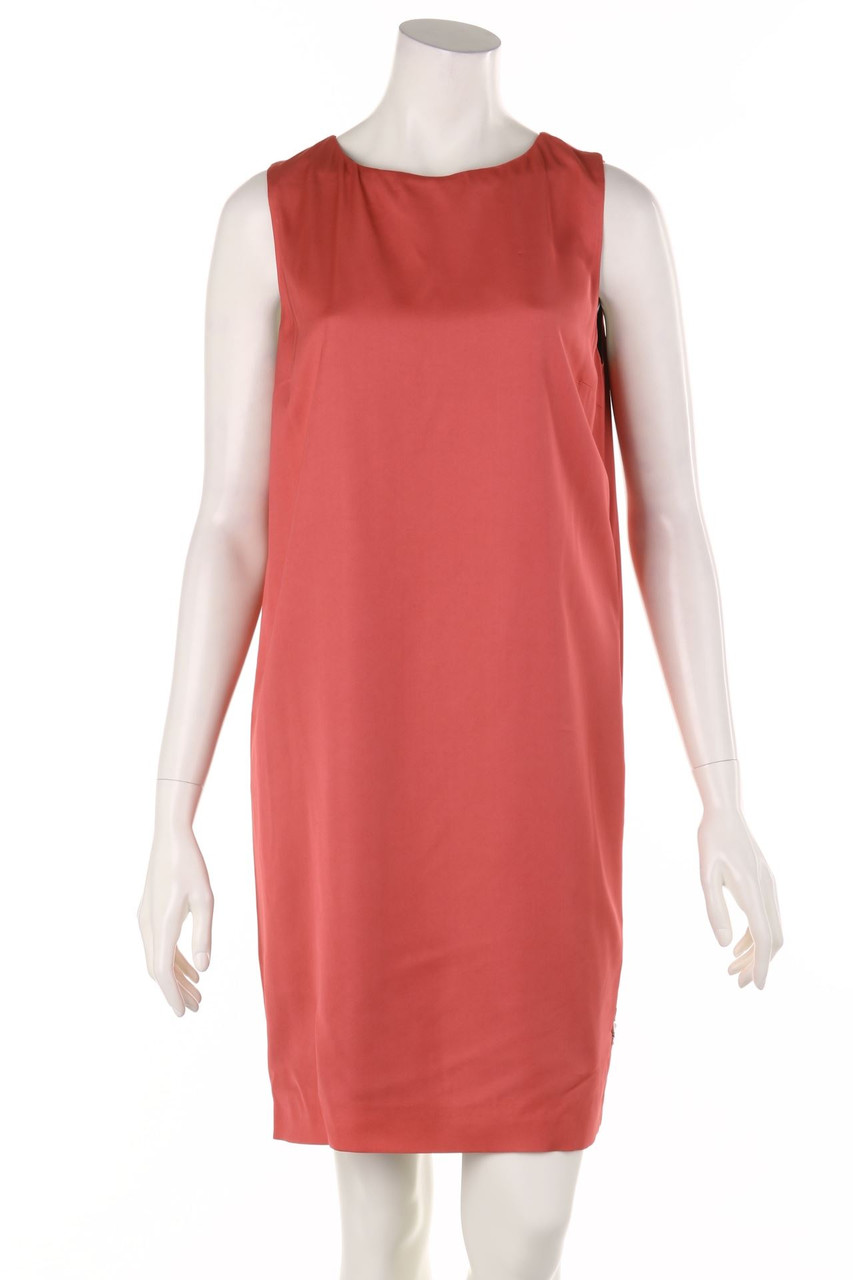 GOLDEN GOOSE DELUXE BRAND - Satin-Shift-Kleid mit Applikationen - M