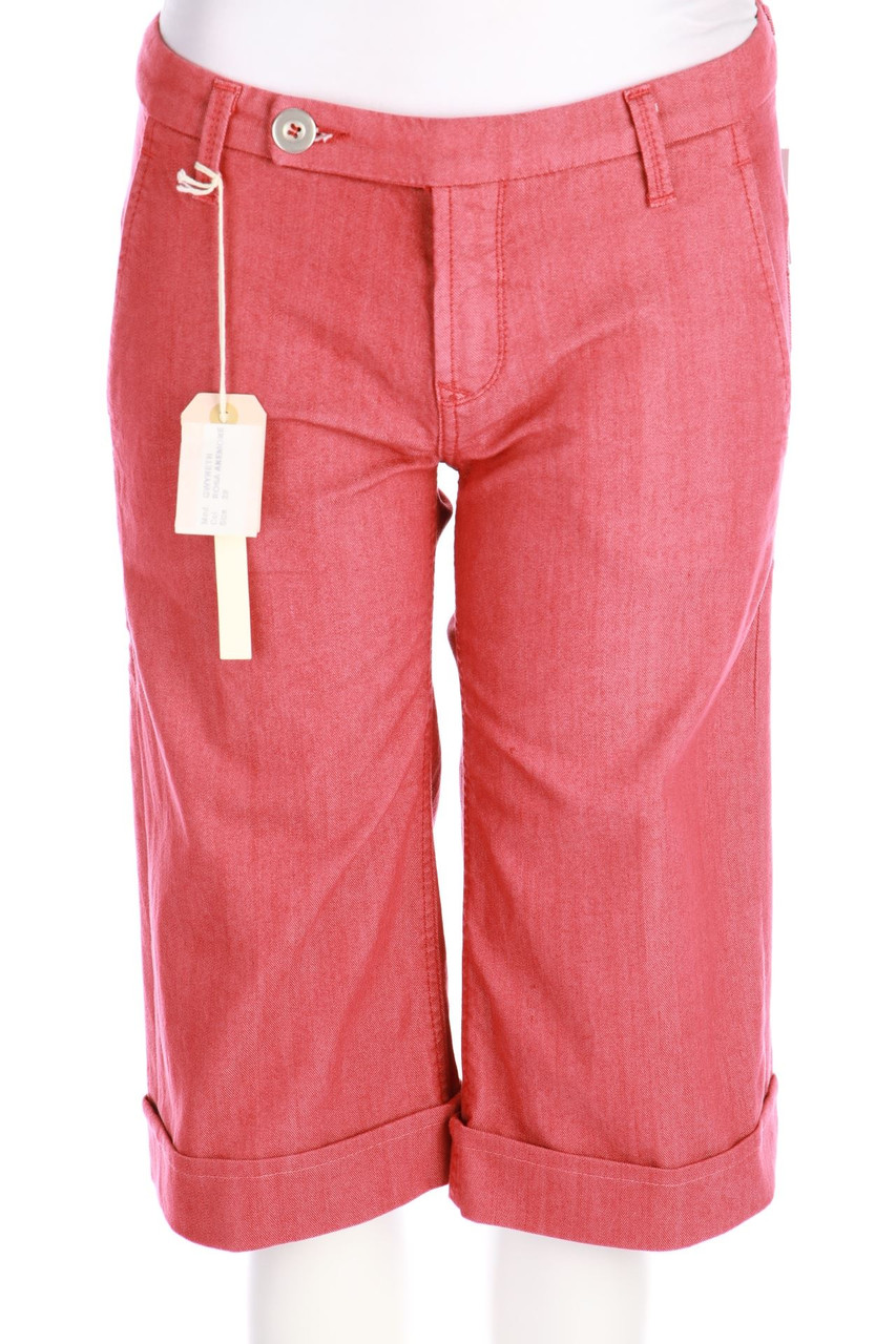 tessa nyc - Jeans-Shorts mit Logo-Patch - W29