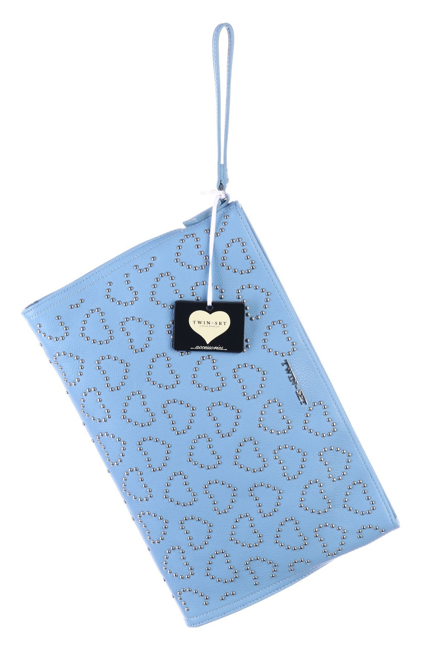 TWINSET - Clutch-Tasche mit Schmuckstein-Applikation - ONE SIZE