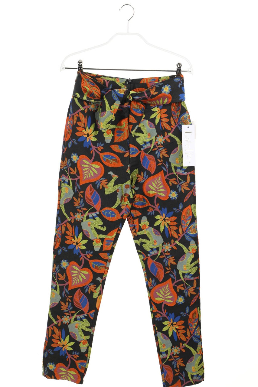 L`atelier de La Mode - Hose mit floralem Muster - S