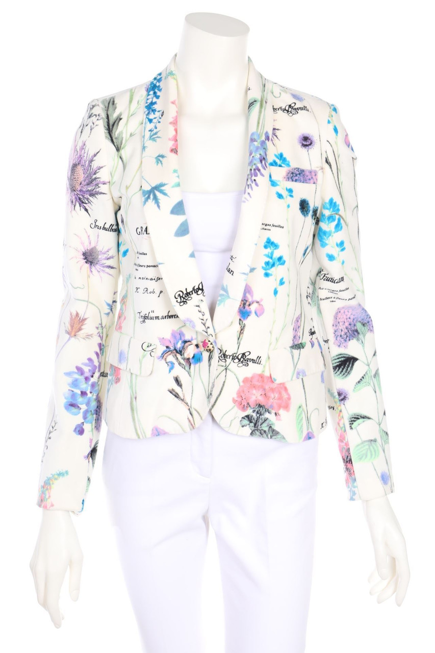 roberto cavalli - Blazer mit floralem Muster - S