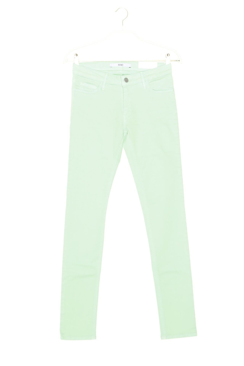 REIKO - Skinny-Jeans mit Logo-Patch - W25