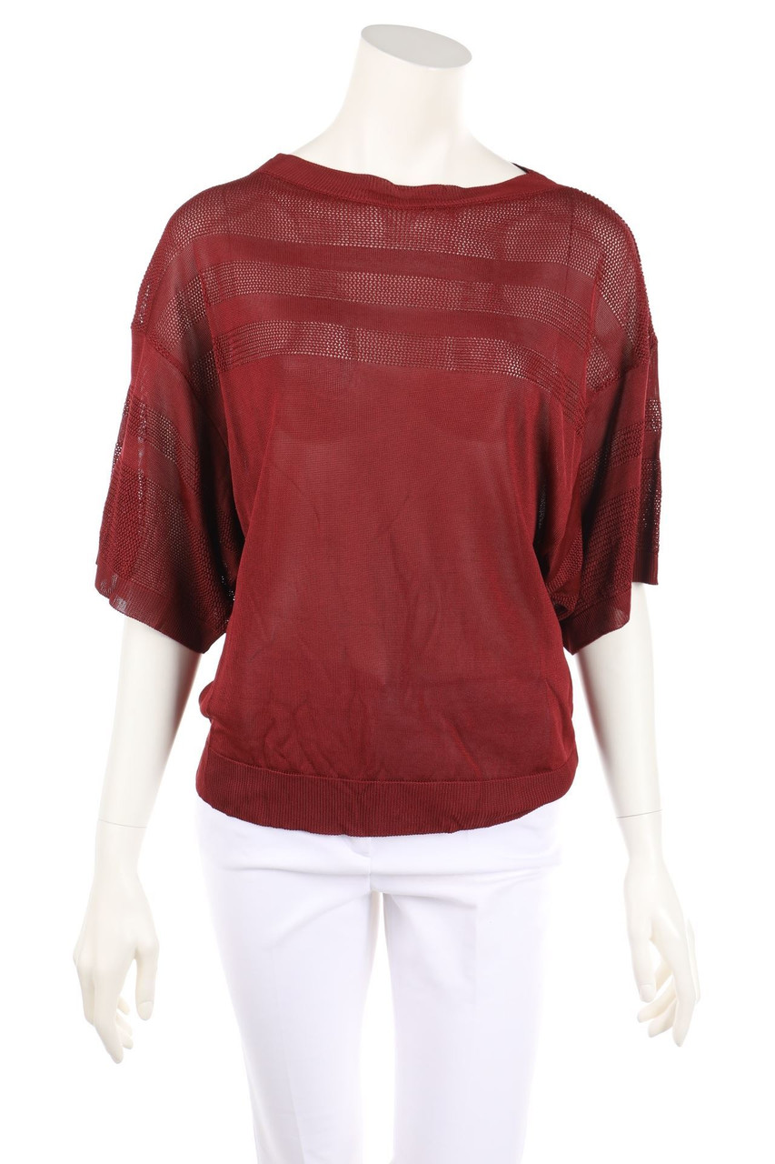 GOTHA - Streifen-Kurzarm-Shirt - M