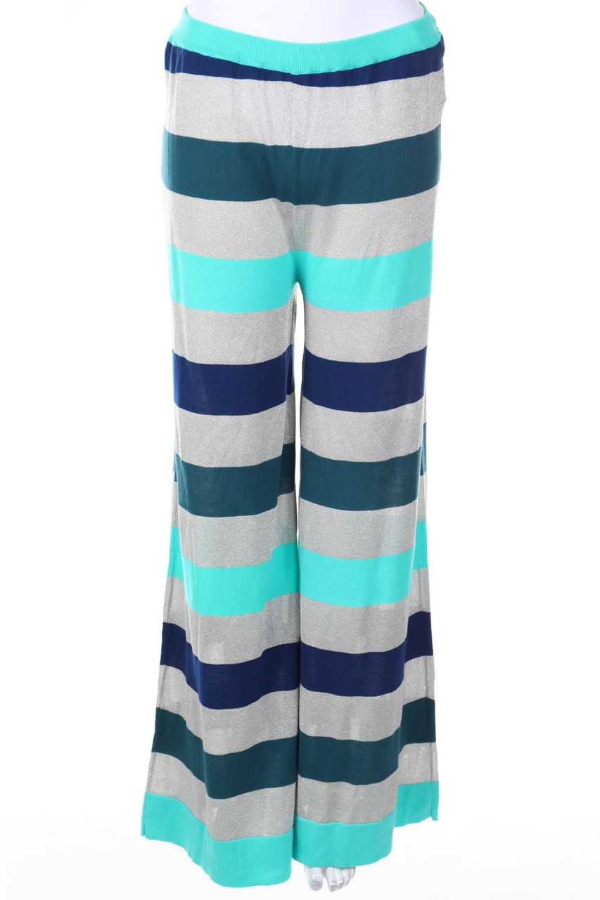 MALÌPARMI - Glitzer-Strickhose mit Streifen - S
