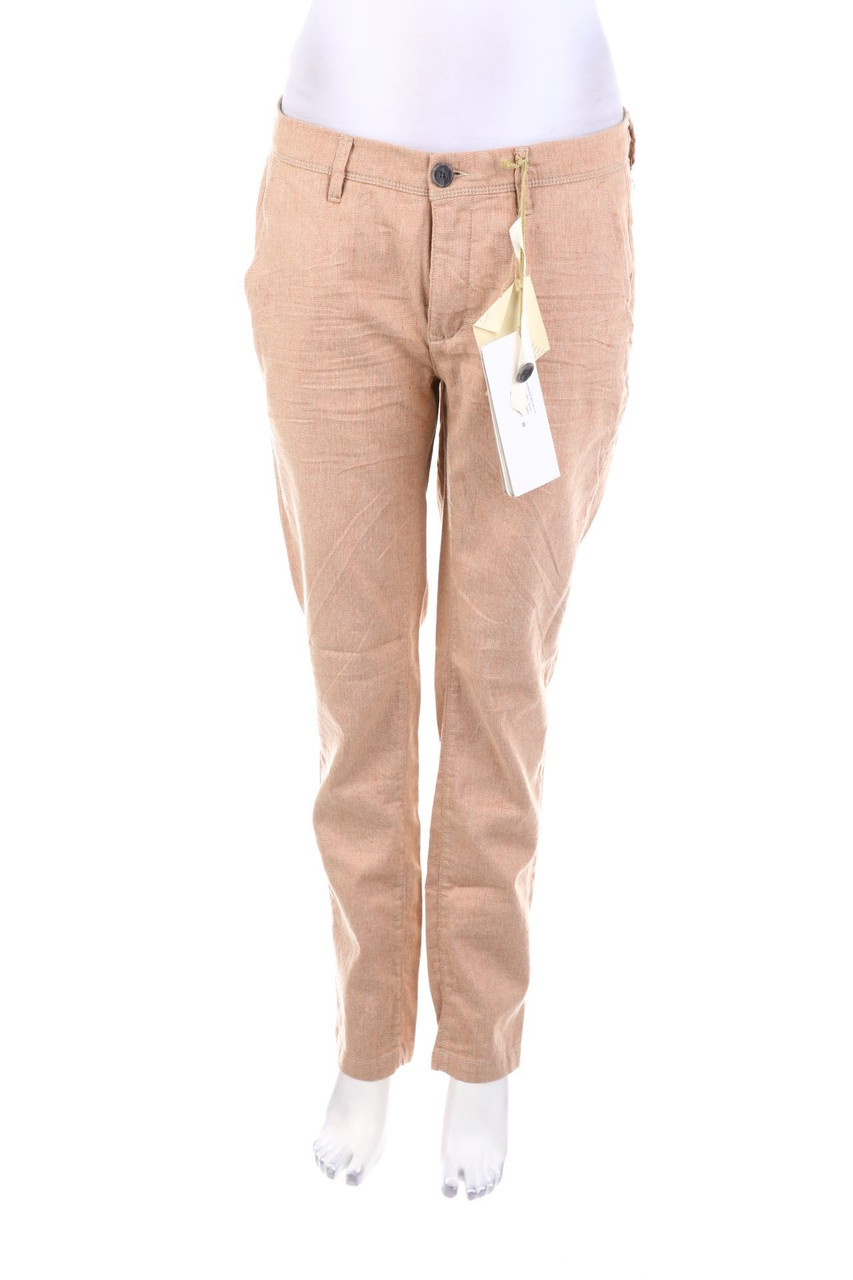 WHITE SIVIGLIA - Hose aus Baumwoll-Mix mit Leinen - W30