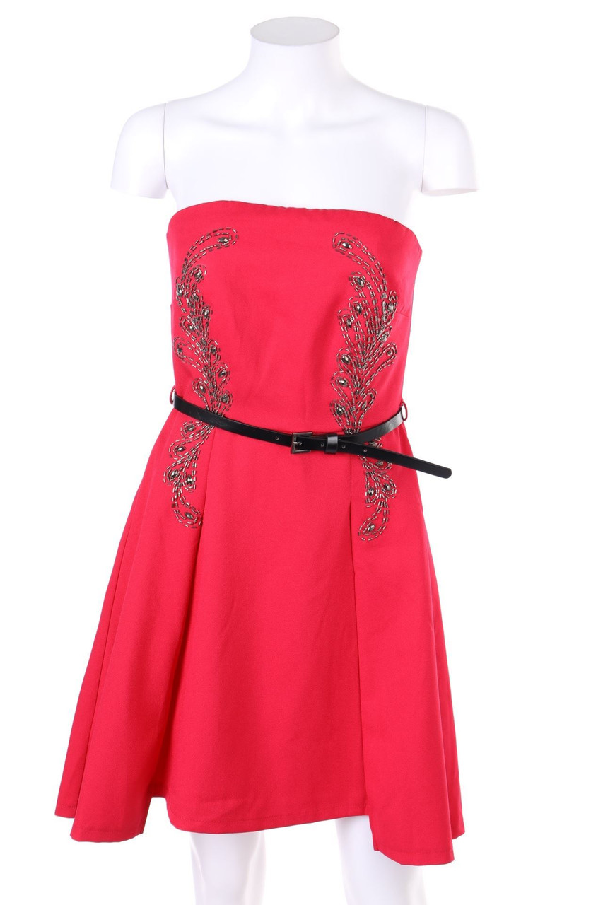 FOLLOW ME - Party-Kleid mit Perlen - D 36