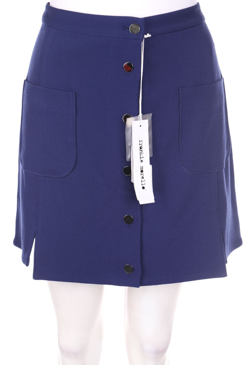 frankie morello - Minirock mit aufgesetzten Taschen - L