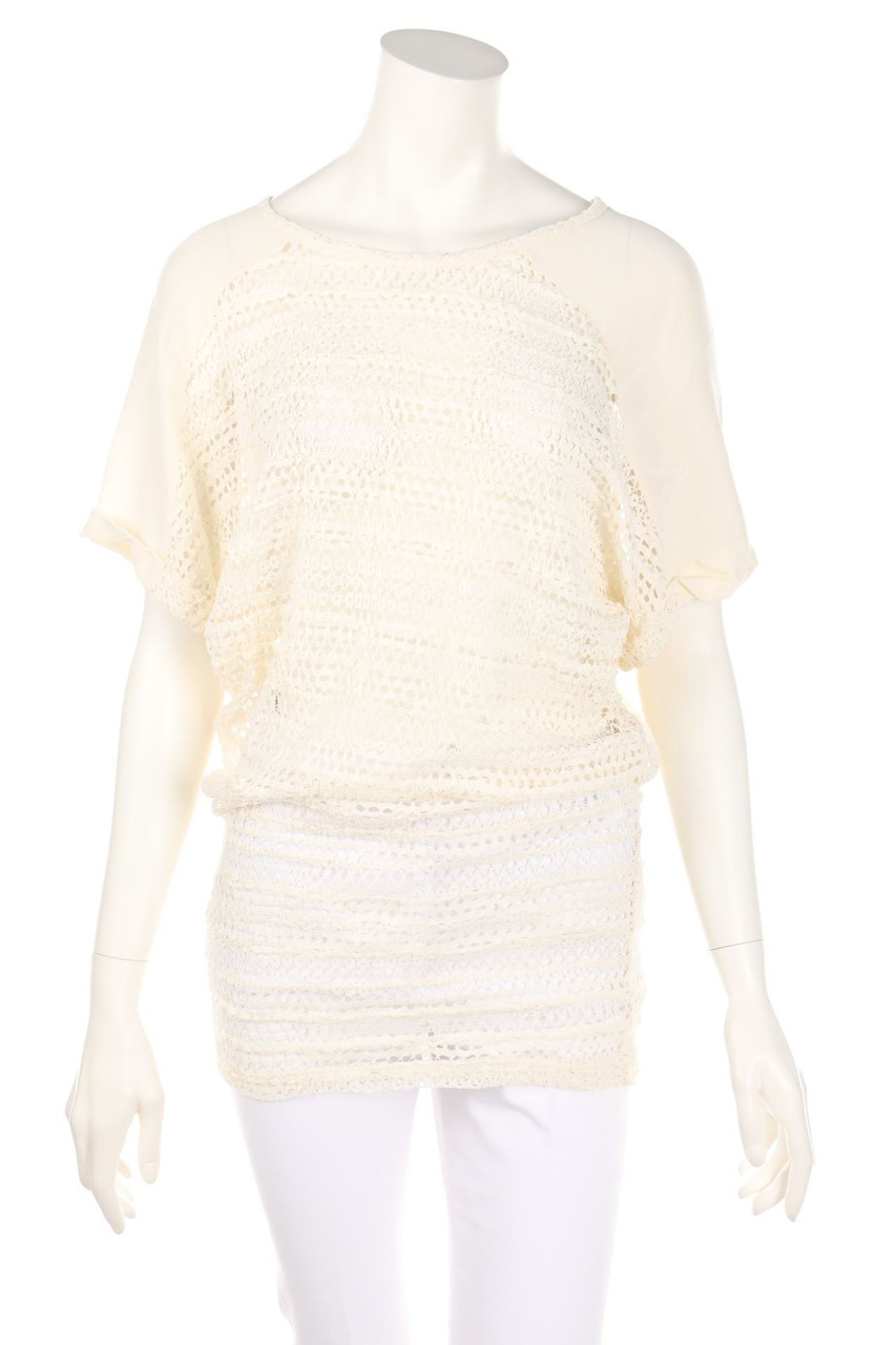 NEW YORK INDUSTRIE - Bluse aus Spitze mit Seide - D 40