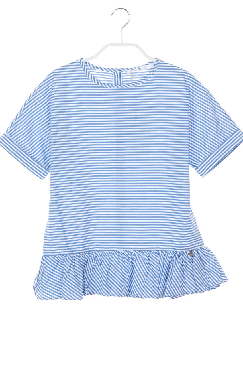 Lu Lu by MISS GRANT - Streifen-Bluse mit Volants - 164