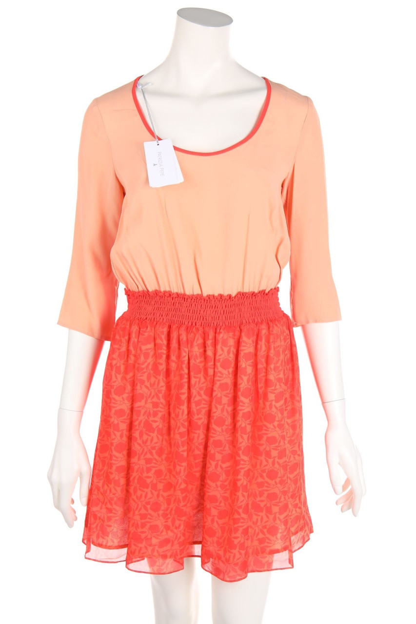 PATRIZIA PEPE - Kleid aus Seiden-Mischung im Layer Look - D 36