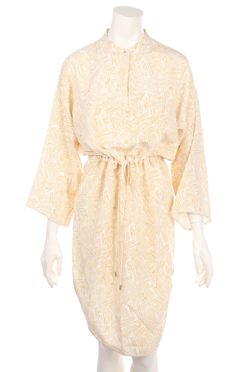 MAIYET - Seidenkleid mit Print - D 38