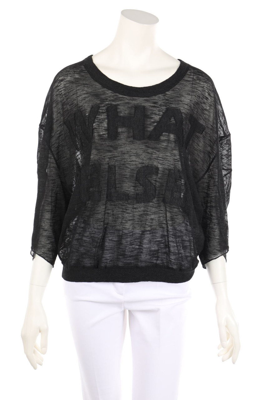 Terre Alte - Shirt mit Statement-Print - D 36